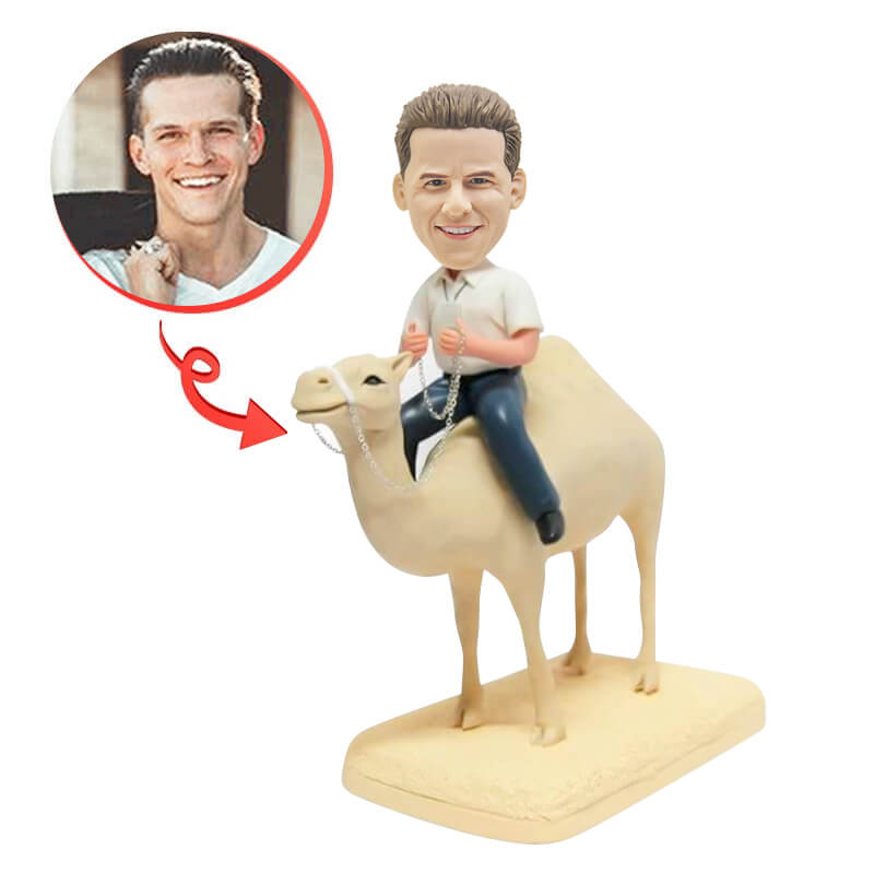 Custom Riding A Camel Bobblehead