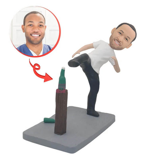 Custom Bottle Cap Challenge Bobblehead