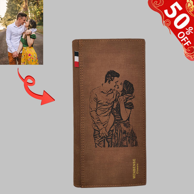 Long Style PhotoTrifold Wallet