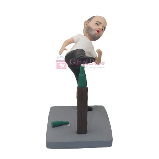 Custom Bottle Cap Challenge Bobblehead