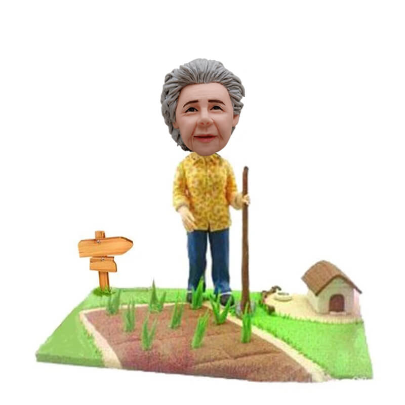Custom Farmer For Mother Online Farmer Bobbleheads