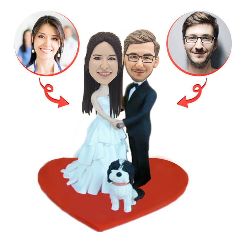 Custom Pet Loving And Dog Bobbleheads