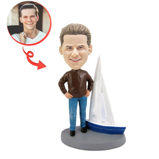 Sailing Enthusiast Custom Bobblehead
