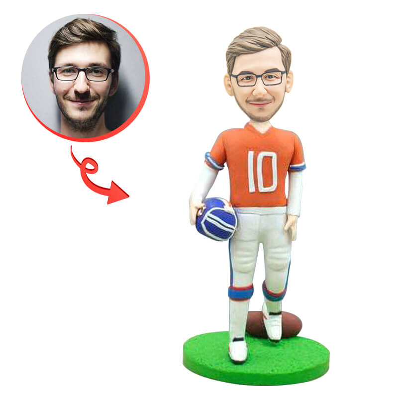 Rugby Player Custom Bobbleheads