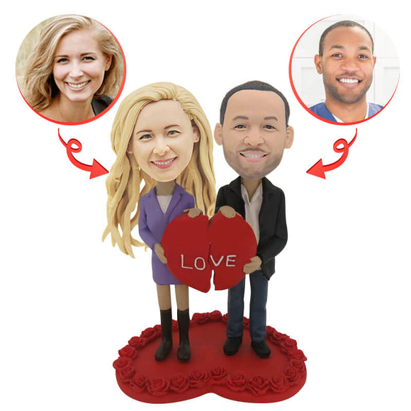 Lovers with Love Custom Bobblehead