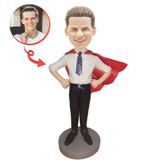 Custom Super Businessman Bobblehead