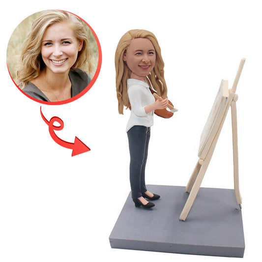 Personalized Painter Custom Bobblehead