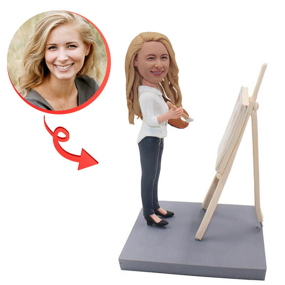 Personalized Painter Custom Bobblehead