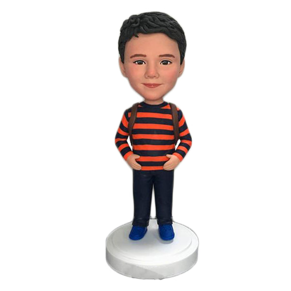 Custom Boy Student Bobblehead