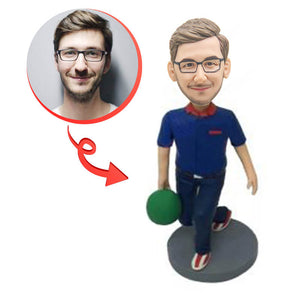 Custom Bowling Bobblehead