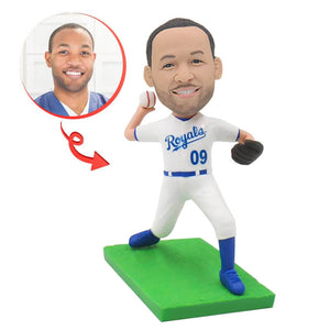 Right Handed Pitcher Custom Bobblehead