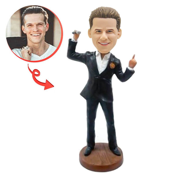 Custom Male Singer Bobblehead