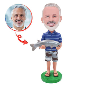 Custom Like To Fish Bobblehead