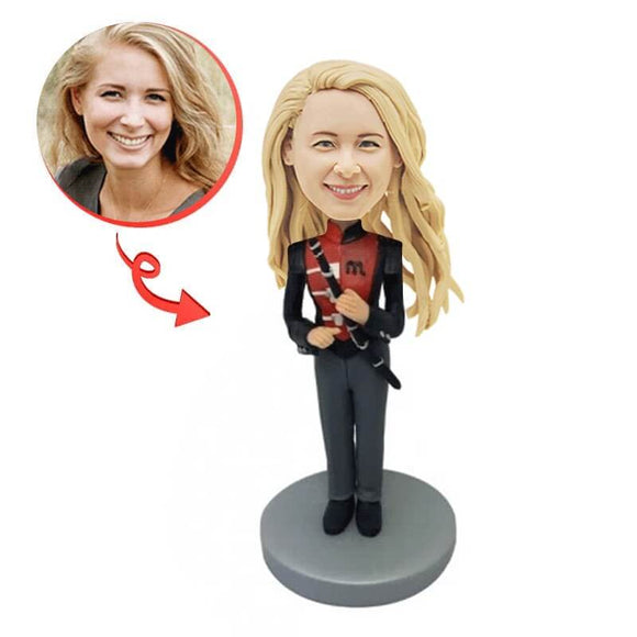 Custom Graduation Girl Bobblehead