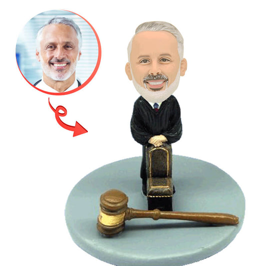 Custom Male Judge Bobblehead