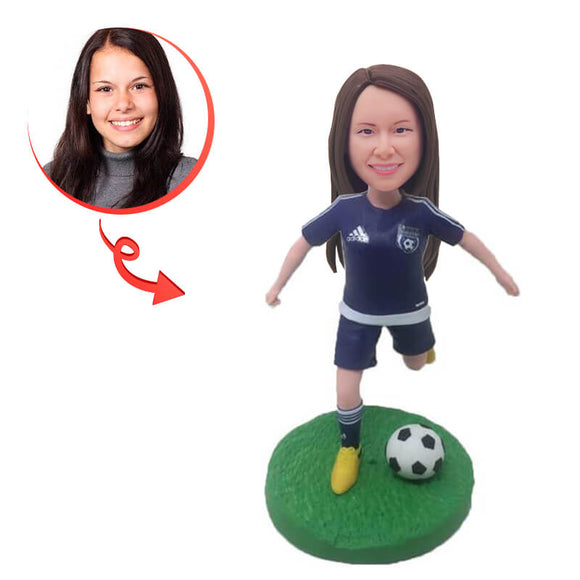 Women Football Players Custom Bobblehead