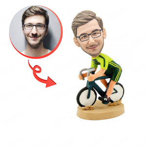 Custom Bicycle racer Bobblehead