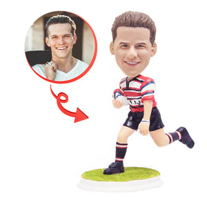 Custom Rugby Footy Player Bobblehead