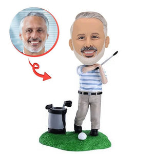 Custom Golfer Bobblehead B