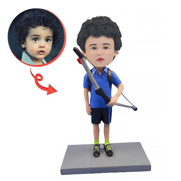 Custom Archery With Bow Bobblehead