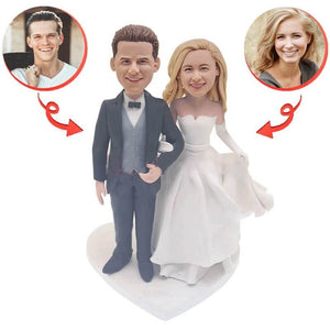 Romantic Wedding Custom Bobblehead