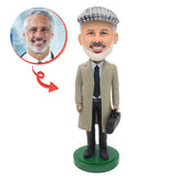 Custom Old Man In A Long Coat Bobblehead