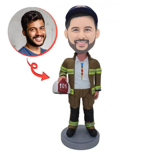 Custom Fireman Bobbleheads