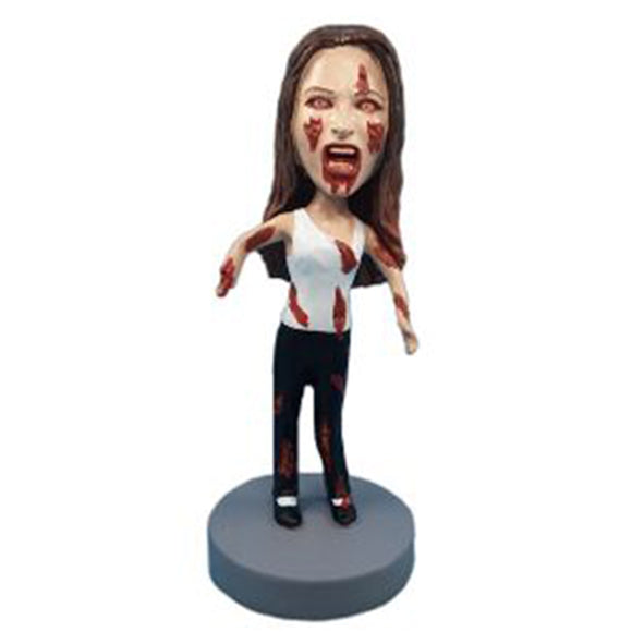 Custom Halloween Woman Bobblehead