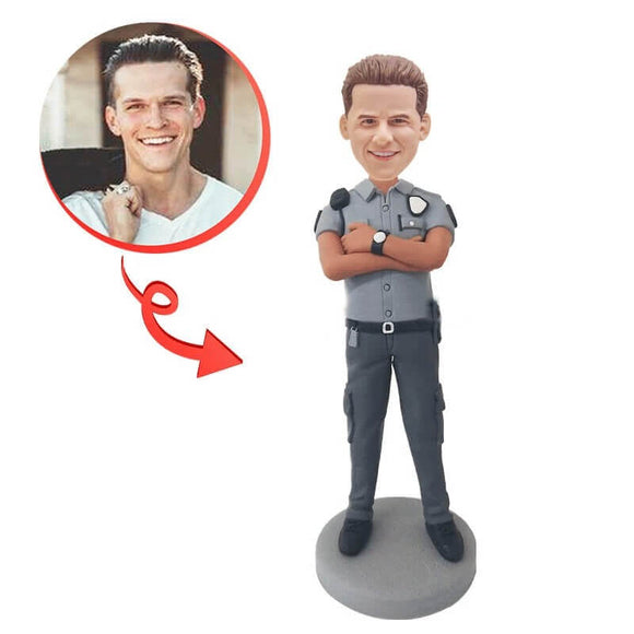 Custom Male Police/Patrol Police Bobblehead