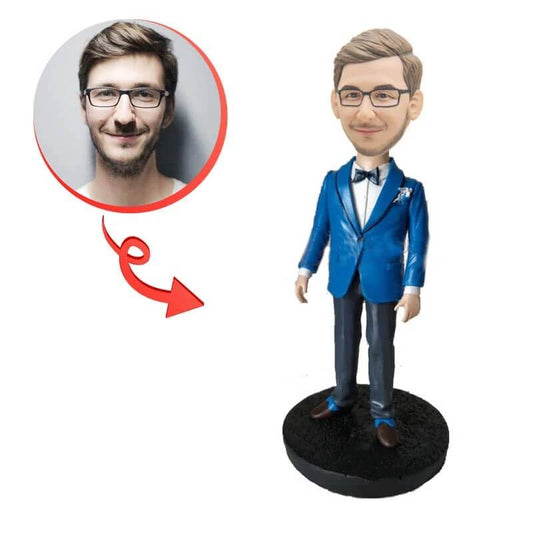 Custom Suit And Bowtie Bobblehead