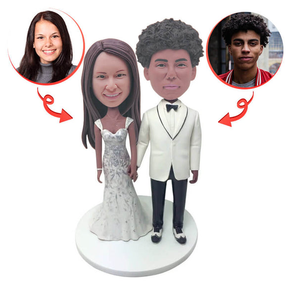 Custom Happy Wedding Bobbleheads