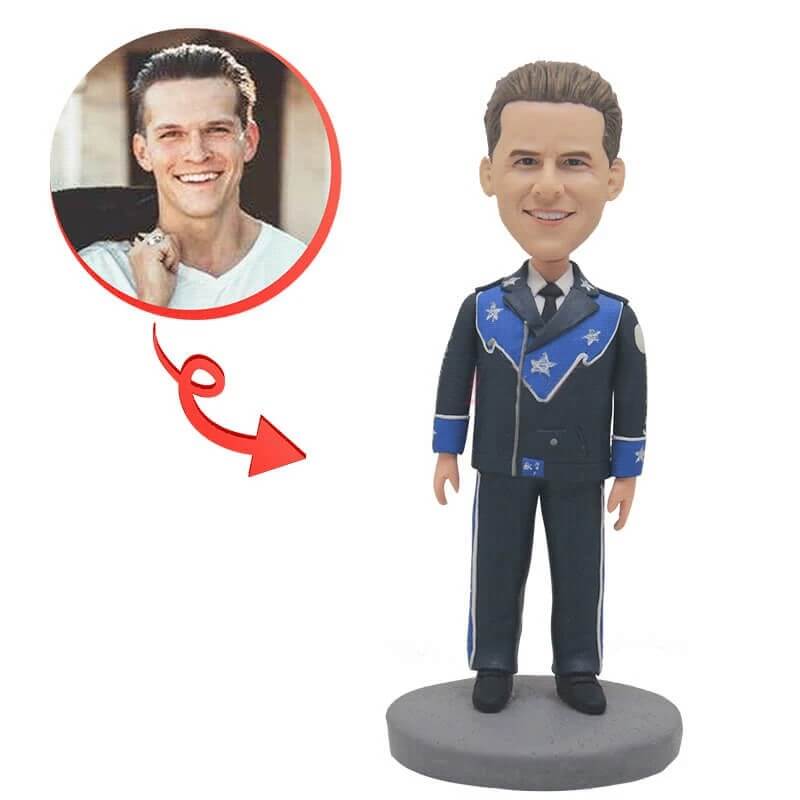 Custom Man In Uniform Bobblehead