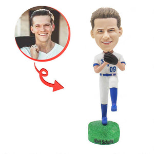 Custom Baseball Pitcher Bobblehead