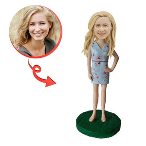 Custom Fashion Skirt Bobblehead