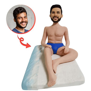 Custom Hawaii Beach Male Bobblehead 1