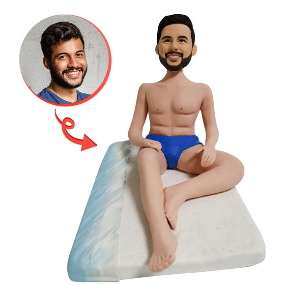 Custom Hawaii Beach Male Bobblehead 1