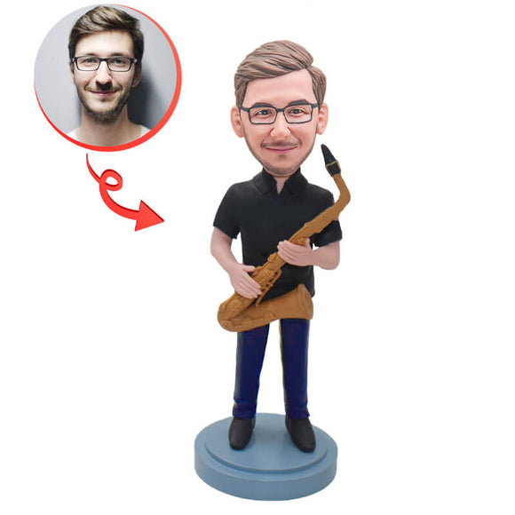 Saxophonist Custom Bobblehead