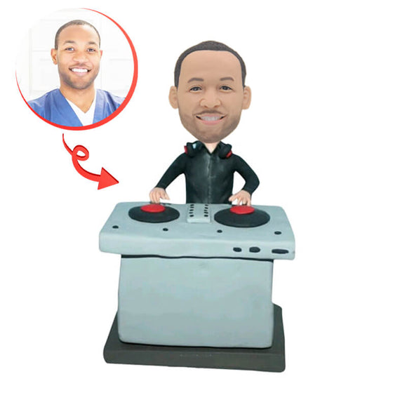 Male DJ Player Custom Bobblehead