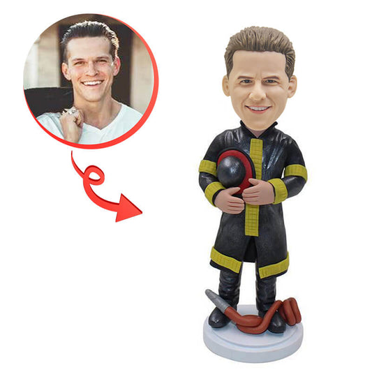 Custom Male Firefigther/Firemen Bobblehead B