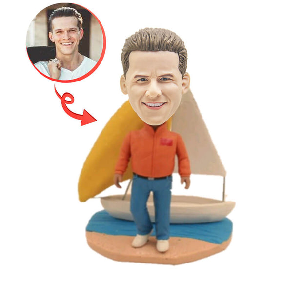 Boat On The River Custom Bobblehead