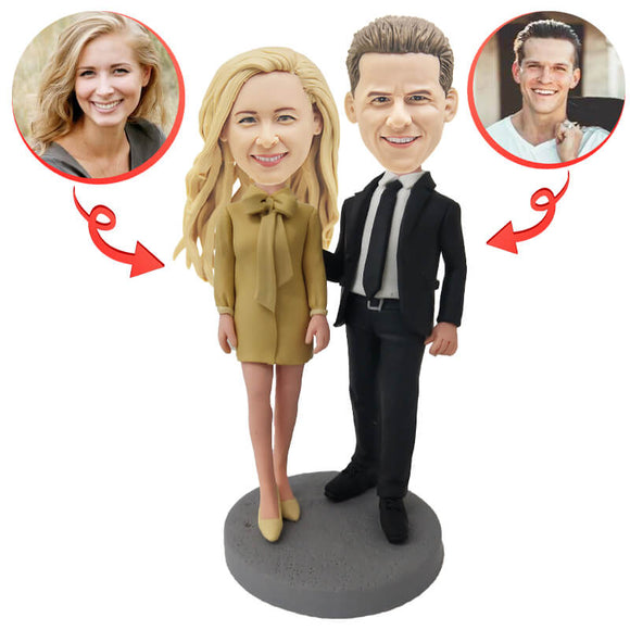 Custom Anniversary Couple Bobblehead