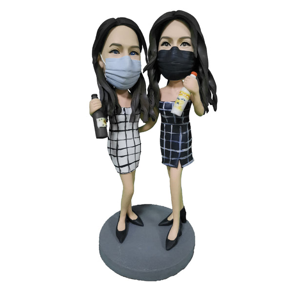 Custom Party sisters Bobblehead