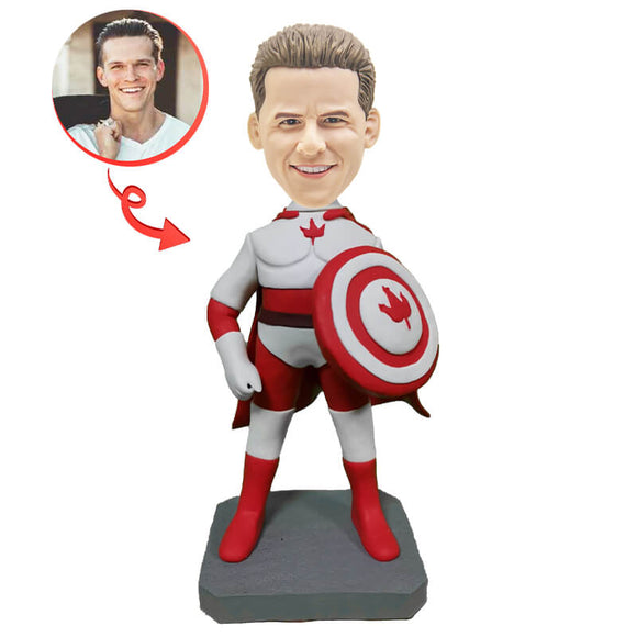 Custom Captain Canada Bobblehead