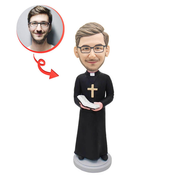 Custom Catholic Priest Bobblehead