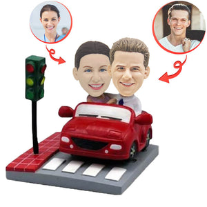 Custom Couple of Sports Cars Bobblehead