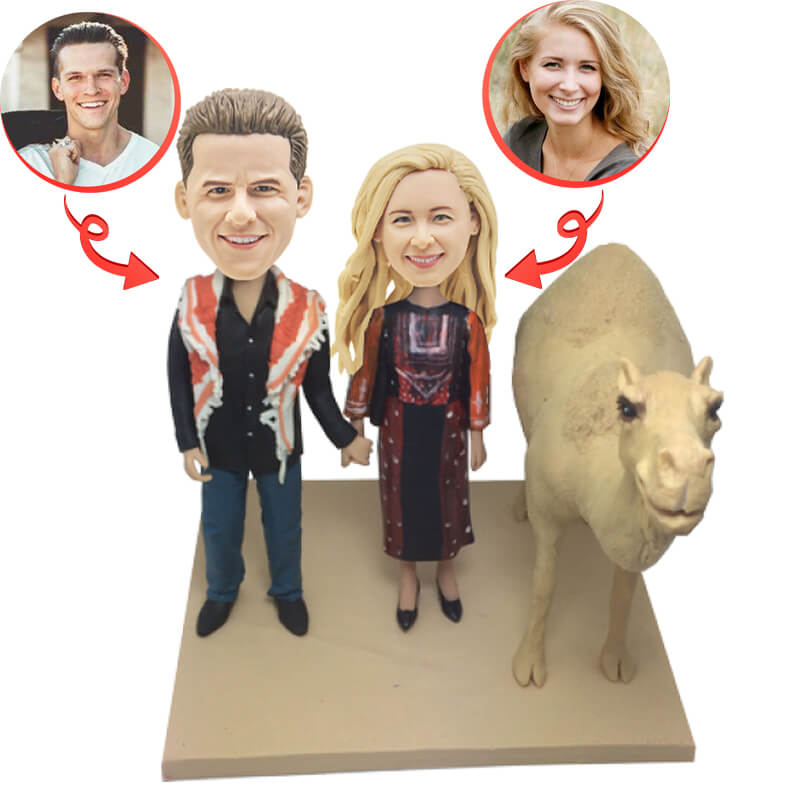 Custom Desert Wedding Bobbleheads