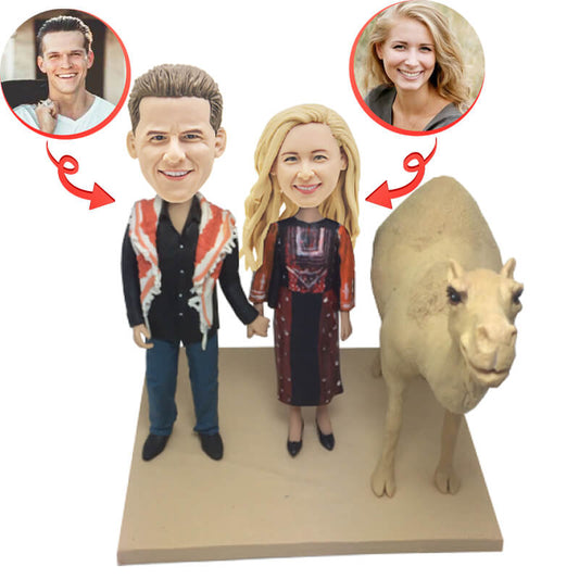 Custom Desert Wedding Bobbleheads