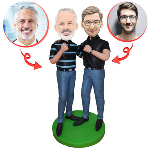 Custom Father and bleheadsSon Cheer Bob