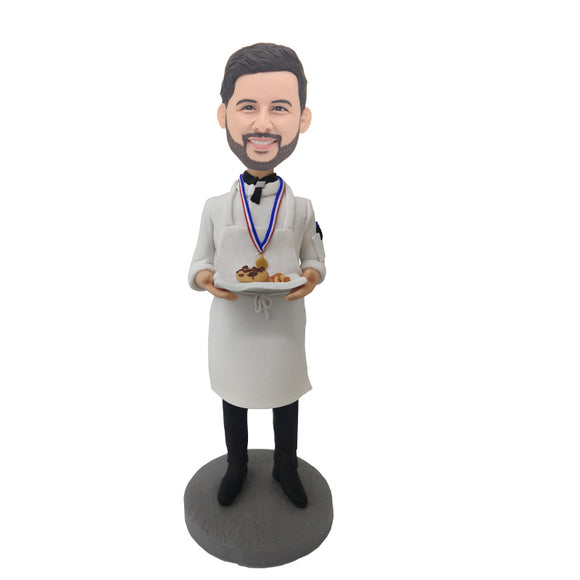 Custom Kitchen Chef Cook Bobblehead