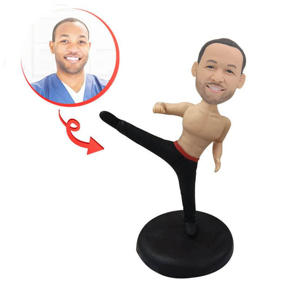 Custom Kung fu Pose Bobblehead